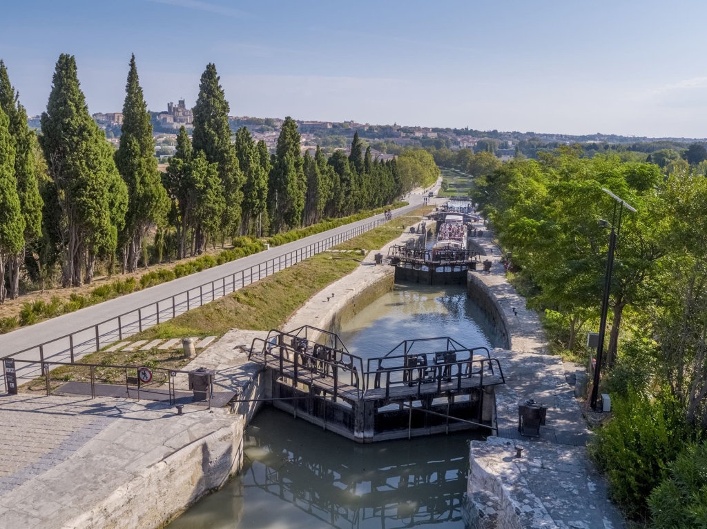 Circuit des écluses du Canal du Midi par Dider Gauducheau